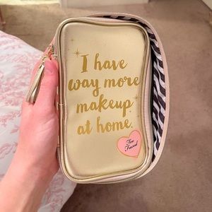 Authentic Too Faced Makeup Bag